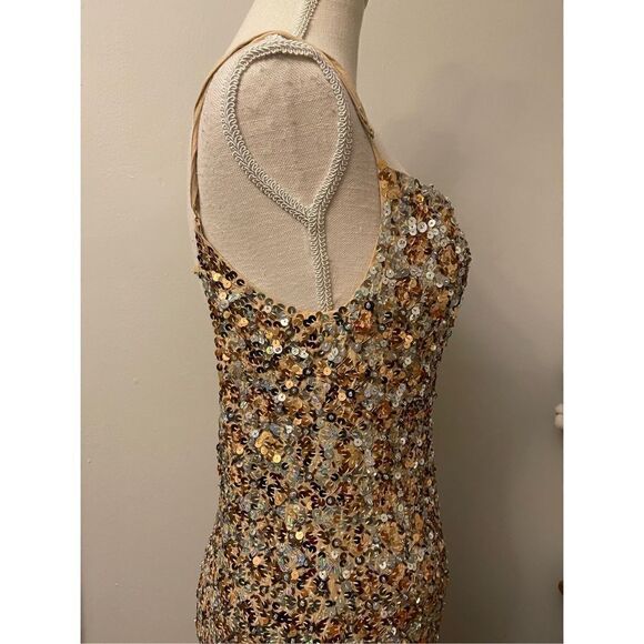 Free People - Love Strong Multicolor Sequin Fringe Beaded Com size L - Picture 8 of 16